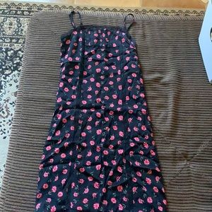 Forever 21 black/floral dress